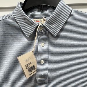 Faherty Long-Sleeve Polo NWT
